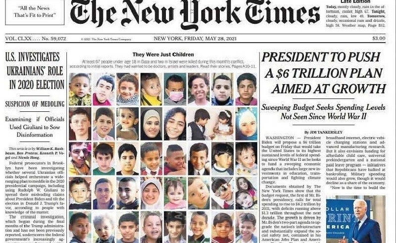نيويورك تايمز مخصصة للحديث عن معاناة   الفلسطينيين تحت الاحتلال P_2003cffnc1