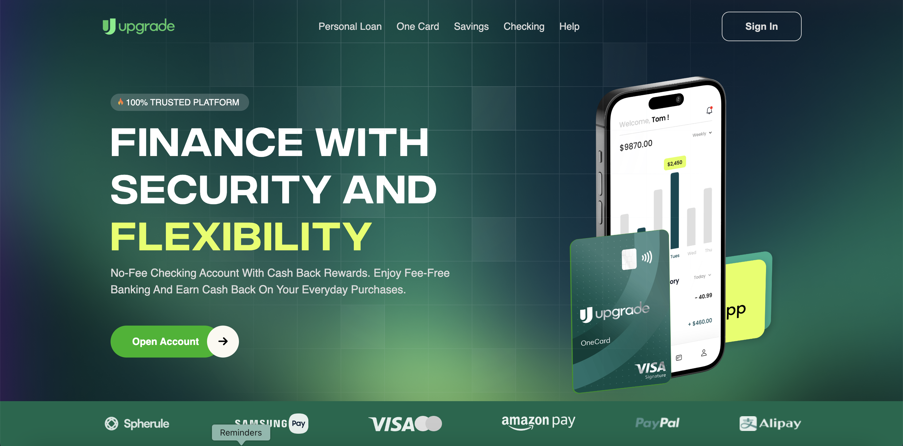 GitHub - mahmoudahmedweb/Fintech: A responsive fintech landing page ...
