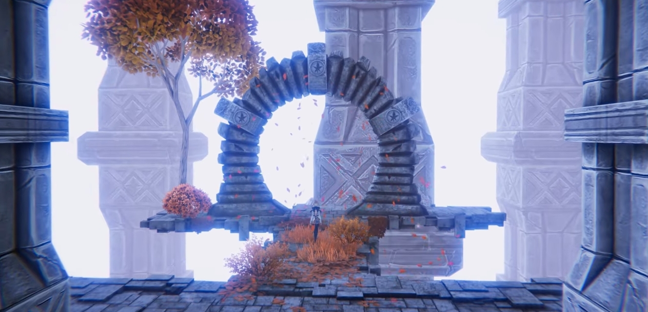 Beautiful environmental design from Anima Gate of Memories showing mystical landscapes