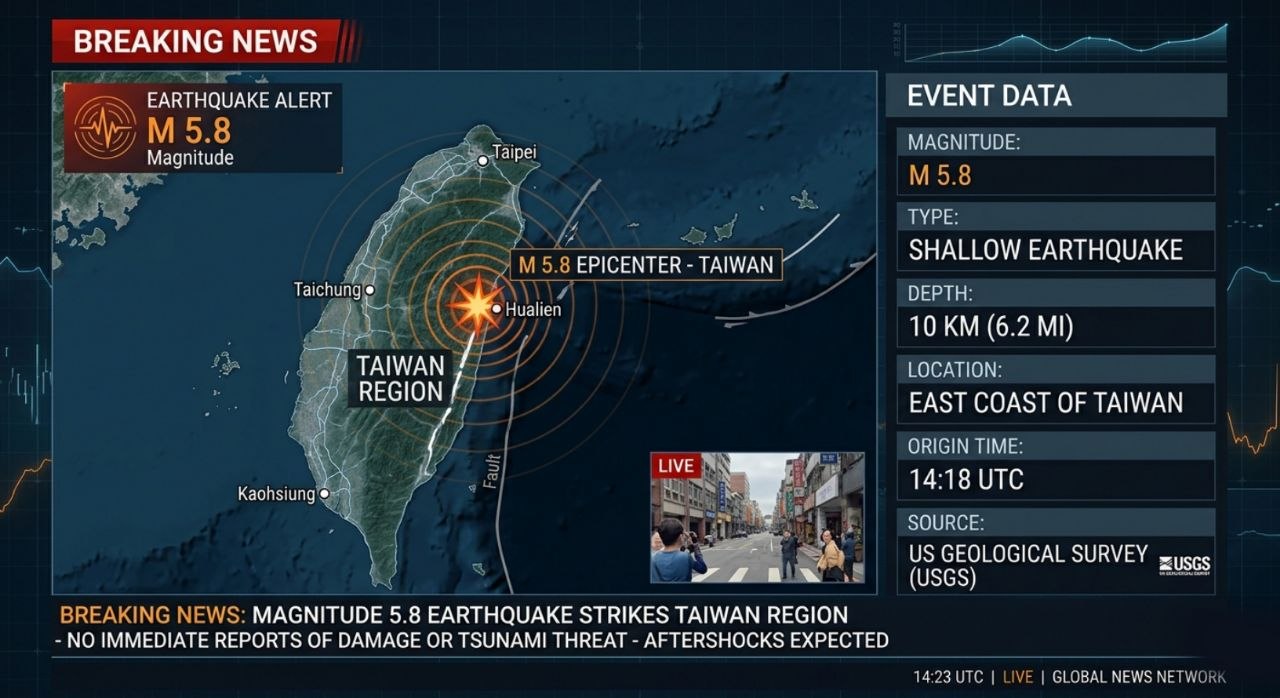 Taiwan Seismic Activity
