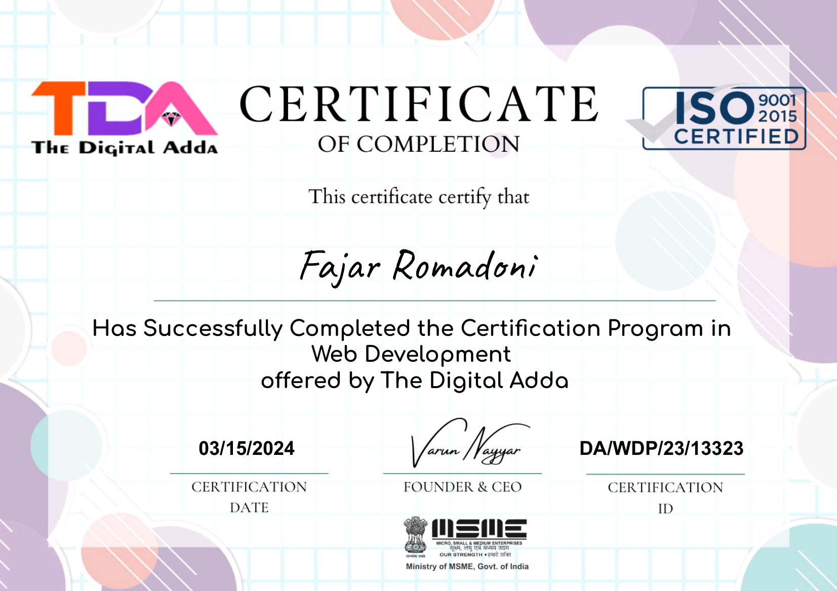 The Digital Adda - Web development
